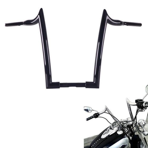 16 Meathook Handlebars 1 Riser Clamp Diameter for Harley Davidson Dyna  Softail Sportster Motorcycle - SMA Motorcycle Accessories