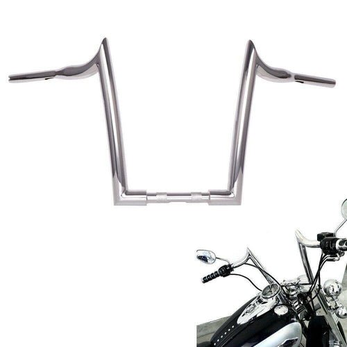 14 Meathook Handlebars 1 Riser Clamp Diameter for Harley Davidson Dyna  Softail Sportster Motorcycle - SMA Motorcycle Accessories