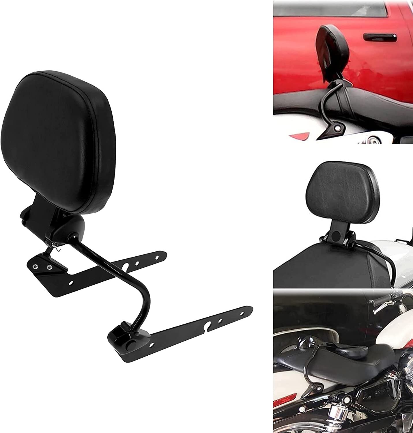 04-21 Sportster Adjustable Quick Release Rider Backrest - SMA ...